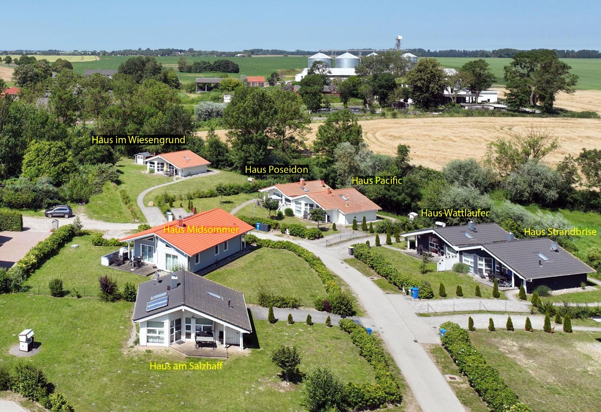 Daenische Ferienhaeuser Am Salzhaff Haus Kaept'N Nemo Insel Poel Buitenkant foto